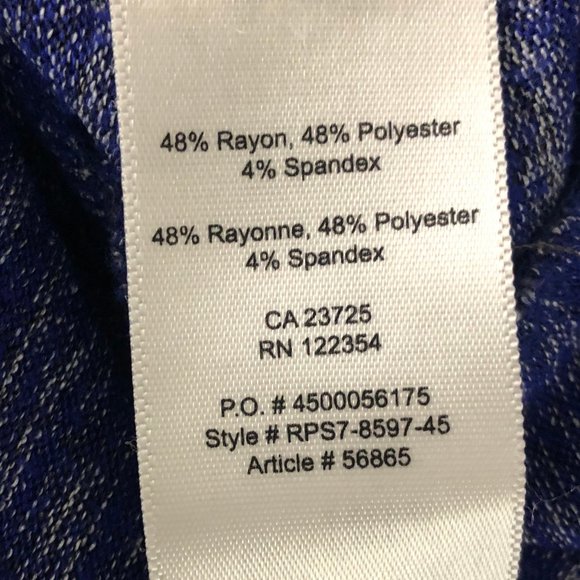 Aritzia Wilfred Free Cober Spacedye Blue Dress - M - Picture 5 of 10